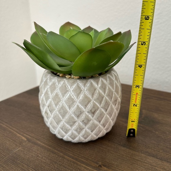 Artificial faux succulent in ceramic pot - Picture 4 of 6